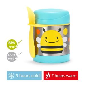 Termoska na jedlo SKIP HOP Zoo s lyžičkou/vidličkou Bee 325 ml, o...