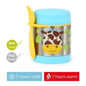 SKIP HOP ZOO Termoska na jedlo s lyžičkou/vidličkou Žirafa 325 ml...
