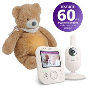 Philips AVENT Pestúnka detská video SCD891/26+NATTOU Uspávačik 4v...
