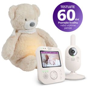 Philips AVENT Pestúnka detská video SCD891/26+NATTOU Uspávačik 4v...