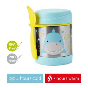 SKIP HOP Zoo Termoska na jedlo s lyžičkou/vidličkou Shark 325 ml,...