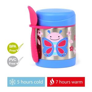 SKIP HOP Zoo Termoska na jedlo s lyžičkou/vidličkou Butterfly 325...