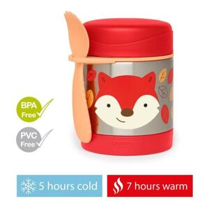 SKIP HOP Zoo Termoska na jedlo s vidličkou a lyžičkou Fox 325 ml,...