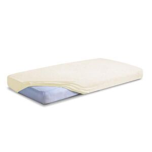 BABYMATEX Froté prestieradlo 60x120 cm krémové