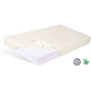 BABYMATEX Gumové nepremokavé prestieradlo Bambus svetlo béžová 60x120 cm