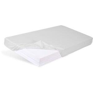 BABYMATEX Nepremokavé prestieradlo s gumou Bambus svetlosivá 60x120 cm
