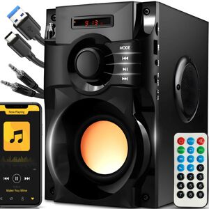 Retoo Prenosný Bluetooth reproduktor s FM rádiom a diaľkovým ovlá...