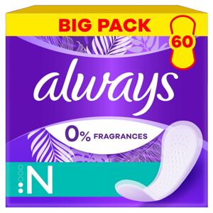 Always Daily Fresh Normal hygienická vložka 60 ks