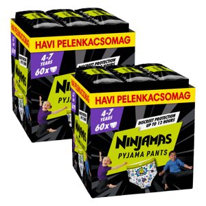 Pampers Ninjamas Pyjama Pants mesačné balenie plienok 17-30kg XL...