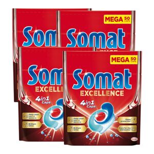 Somat Excellence 4v1 kapsule do umývačky riadu 4x50ks