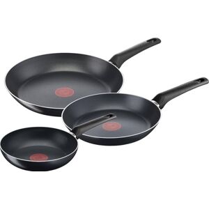 Súprava 3 ks panvíc Tefal Easy Cooking - čierna