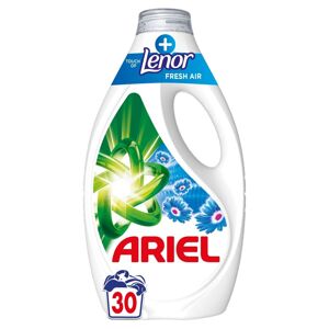 Ariel + Touch Of Lenor Fresh Air tekutý prací prostriedok 1,35L -...