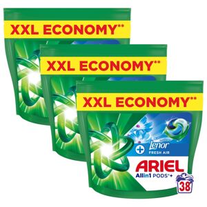 Ariel Allin1 Pods+ + Touch of Lenor Fresh Air pracie kapsule 114 praní