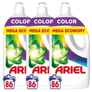 Ariel Color tekutý prací prostriedok 3x3,87L - 258 praní