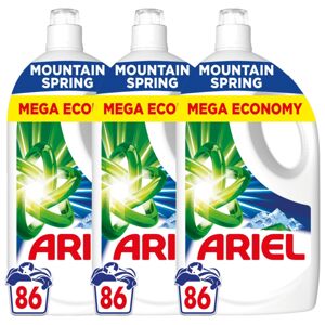 Ariel Mountain Spring tekutý prací prostriedok 3x3,87L - 258 praní