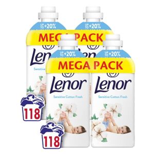 Lenor Sensitive Cotton Fresh Rinse 236 praní 2x2478ml
