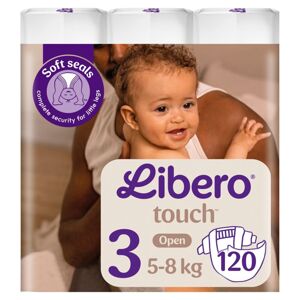 Mesačné balenie plienok Libero Touch 5-8kg Midi 3 (120ks)
