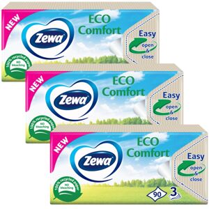 Zewa Eco Comfort 3-vrstvové papierové vreckovky - bez vône 270ks