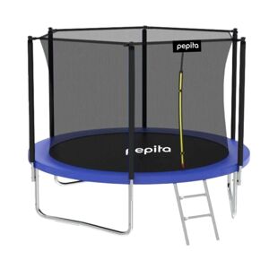 Pepita 183cm vnútorná sieťovaná trampolína s rebríkom - modrá