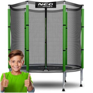 Vonkajšia sieťová trampolína NeoSport 140 cm - zelená