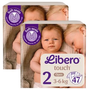 Plienky Libero Touch 3-6kg Newborn 2 (94ks)