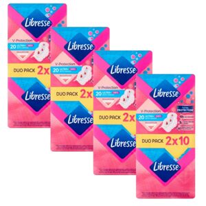 Libresse Ultra Deo Fresh normálna hygienická vložka s krídlami 4x20ks
