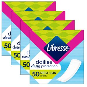 Vložky Libresse Dailies Classic Protection Regular Cleanliness 4x50ks
