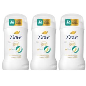 Antiperspirant Dove Advanced Care Go Fresh s vôňou hrušky 3x50 ml