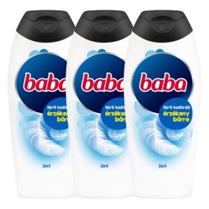 Baba 3v1 pánsky sprchový gél pre citlivú pokožku 3x400ml