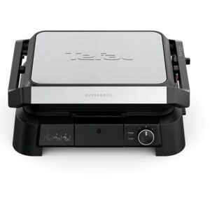 Kontaktný gril Tefal GC510DE0 SuperGrill 3 v 1 - strieborný, čierny