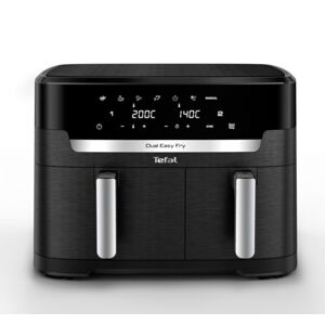 Tefal Dual XXL Easy Fry teplovzdušná rúra 11 l, čierna