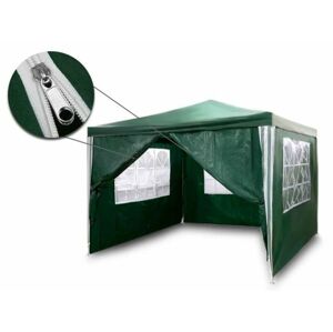 Záhradný altánok Pepita so 4 bočnými stenami 3x3m - zelená