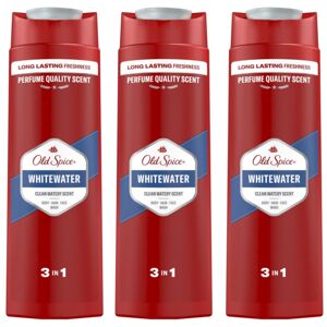 Old Spice Whitewater 3v1 pánsky sprchový gél 3x400ml