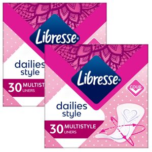 Vložky Libresse Dailies Style Multistyle 2x30ks