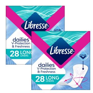 Vložky Libresse Dailies Fresh Long Cleanliness 2x28ks