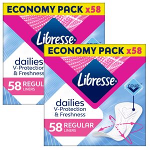 Libresse Dailies Fresh Regular 2x58ks