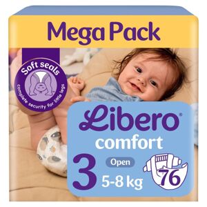 Balenie plienok Libero Comfort 5-8 kg Midi 3 (76 ks)
