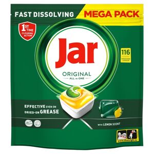 Jar Original All In One Lemon Kapsule do umývačky riadu 116ks