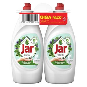 Jar na umývanie riadu Sensitive Tea Tree &amp; Mint 2x900ml