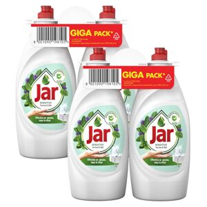 Jar na umývanie riadu Sensitive Tea Tree &amp; Mint 4x900ml
