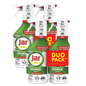 Jar Power Odstraňovač mastnoty v spreji Lemon 4x500ml