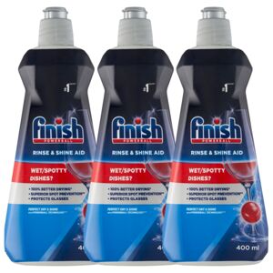 Strojový oplachovač Finish Shine &amp; Protect 3x400ml