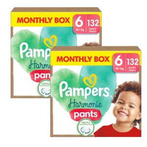 Pampers Harmonie Pants Spodné nohavičky 15+kg Junior 6 (264ks)