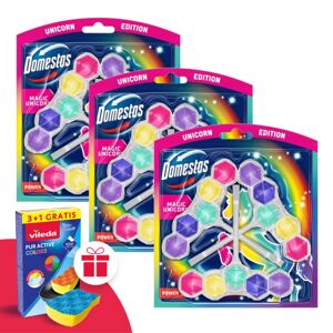 Domestos Power5 Blok na osvieženie toalety Magic Unicorn (9x50g)...