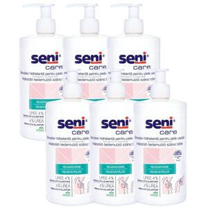 Seni Care Hydratačná starostlivosť o telo pre suchú pokožku 6x500ml