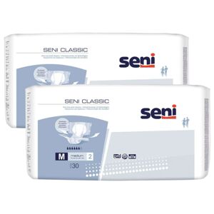 Seni Classic Medium 2 Plienky pre dospelých 75-110cm (2x30ks)