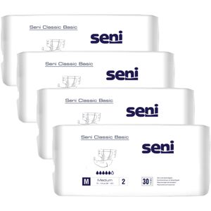 Seni Classic Basic Medium 2 Plienky pre dospelých 75-110cm (4x30ks)