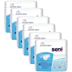 Seni Super Extra Small 0 Plienky pre dospelých 40-60cm (6x10ks)