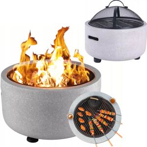 GardenLine Záhradné ohnisko s grilom, lapač iskier