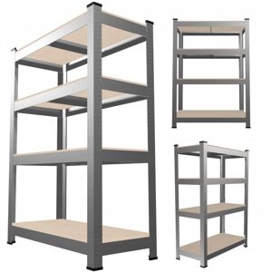Kovový regálový systém GardenLine Salgó s MDF doskami, 180x90x40c...